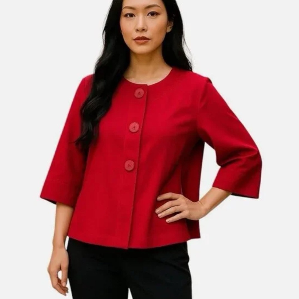 Chico's Vibrant Red Jacket